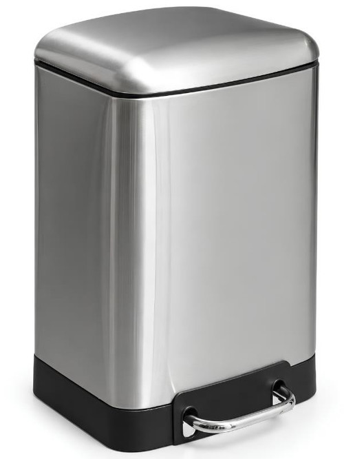Ariane Metal Pedallı 6 Lt. Inox Çöp Kovası