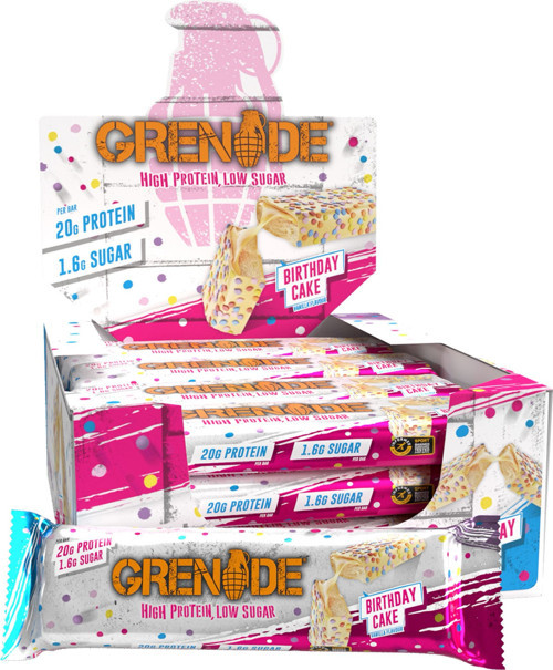 Protein Bar 12*60 Gr - Birthday Cake