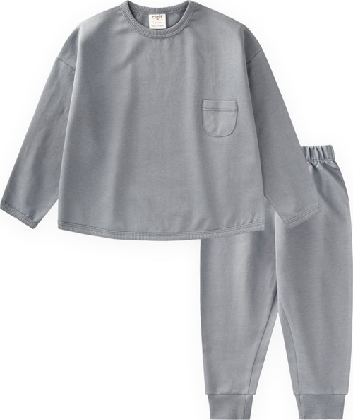 Sweatshirt Takım 2-7 Yaş Gri