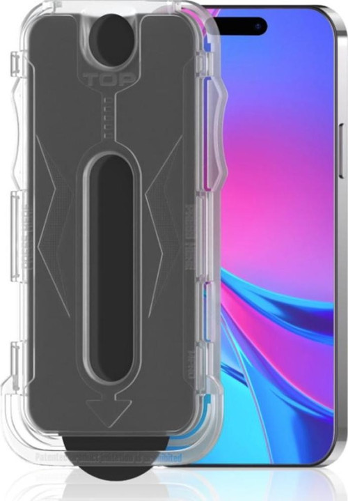 Apple iPhone 15 Pro Max Zore Kolay Uygulama Aparatlı 5D Magic Privacy Glass Hayalet Cam Ekran