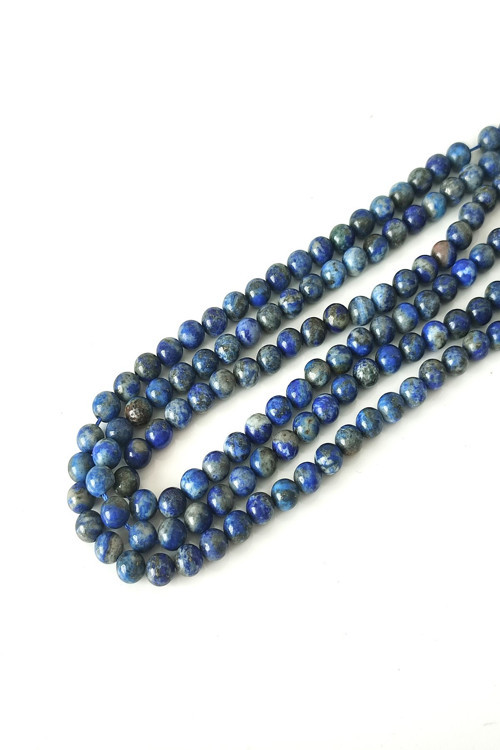 Sertifikalı 6 Mm Lapis Lazuli Doğaltaş Dizi