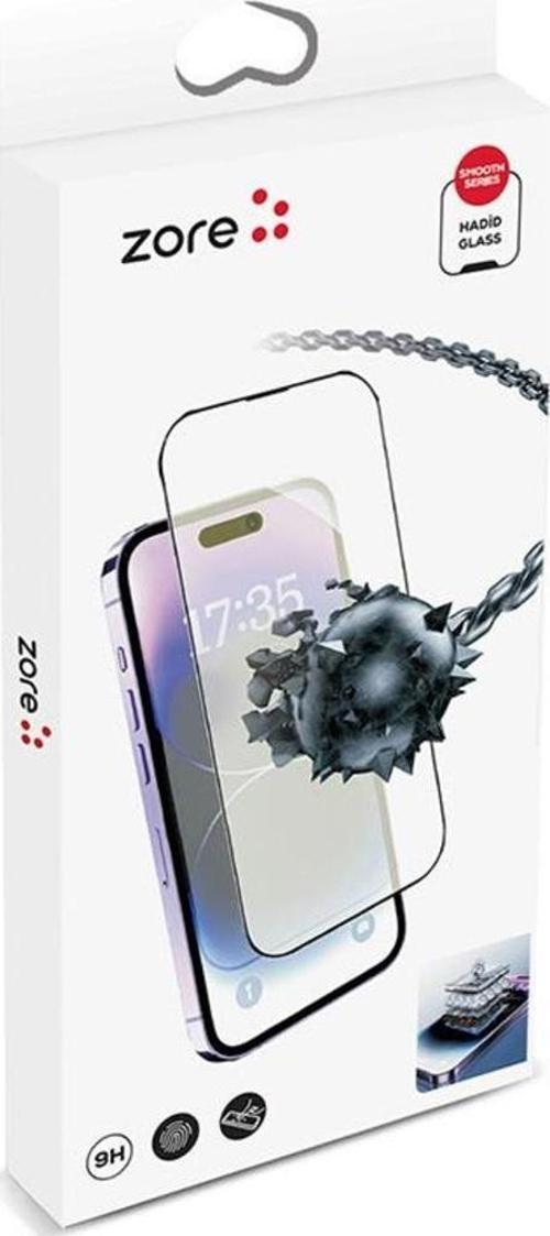 Apple iPhone 12 Zore Hizalama Aparatlı Hadid Glass Cam Ekran Koruyucu