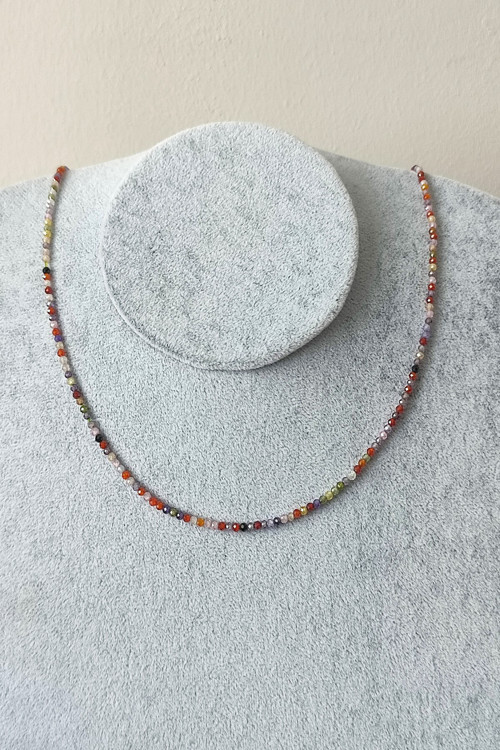 2 Mm Zirkon Doğaltaş Kolye