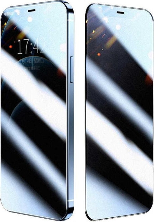 Apple iPhone 12 Zore Rika Premium Privacy Temperli Cam Ekran Koruyucu