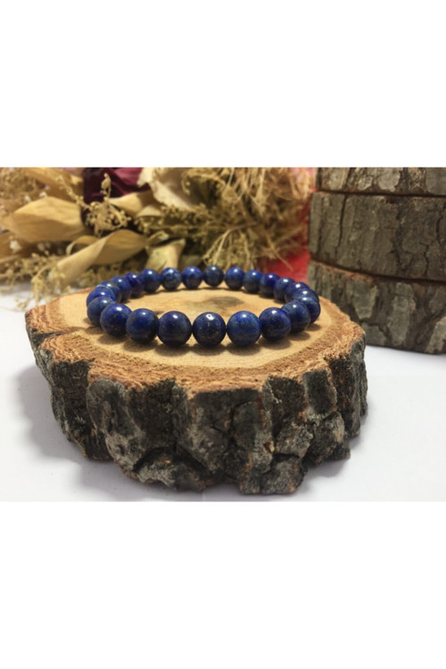 Lapislazuli Doğal Taş Bileklik