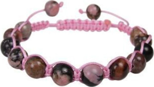 Rodonit Taşı Örme Bileklik 8 Mm