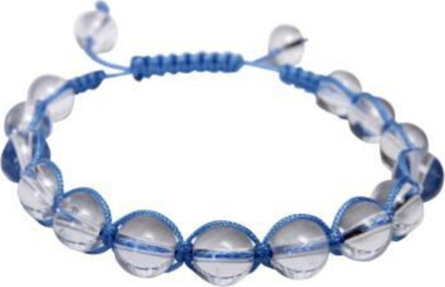 Kristal Kuvars Örme Bileklik 8 Mm