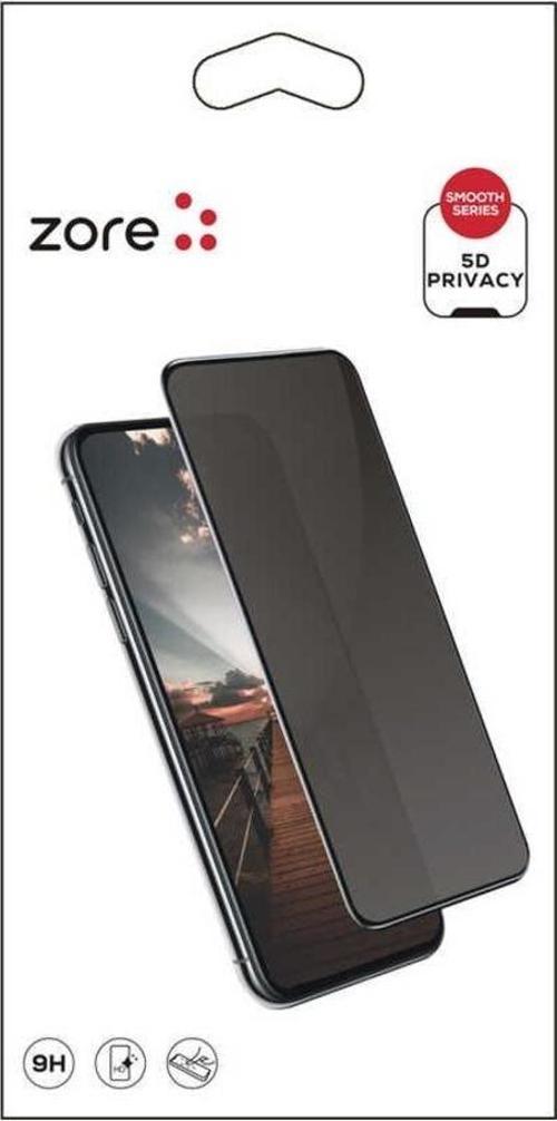 Galaxy A15 Zore New 5D Privacy Temperli Ekran Koruyucu