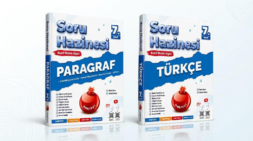 Nartest Yayınları 7. Sınıf Paragraf ve Türkçe Soru Hazinesi Seti Yeni Müfredat (2 Kitap)