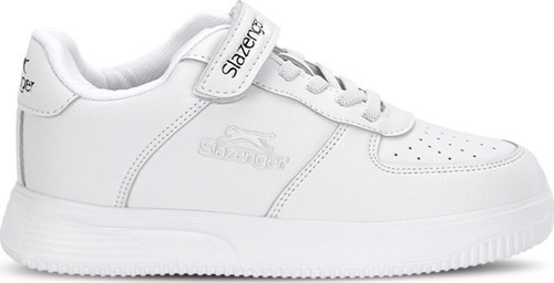KELVIN P Unisex Çocuk Cırtlı Beyaz Günlük Spor Ayakkabısı