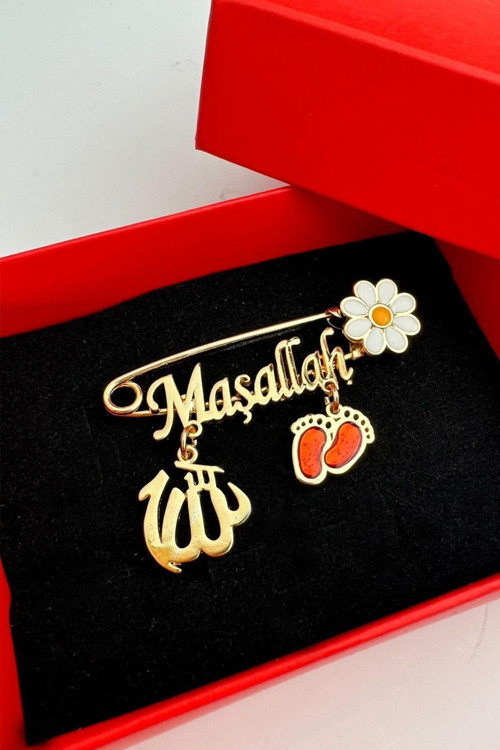 Maşallah Yazılı Broş