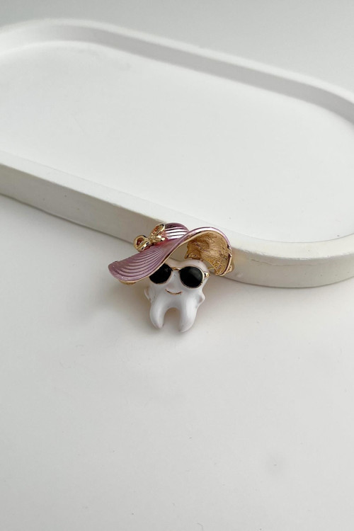 Mineli Sevimli Diş Broş (Ölçü:2 cm)