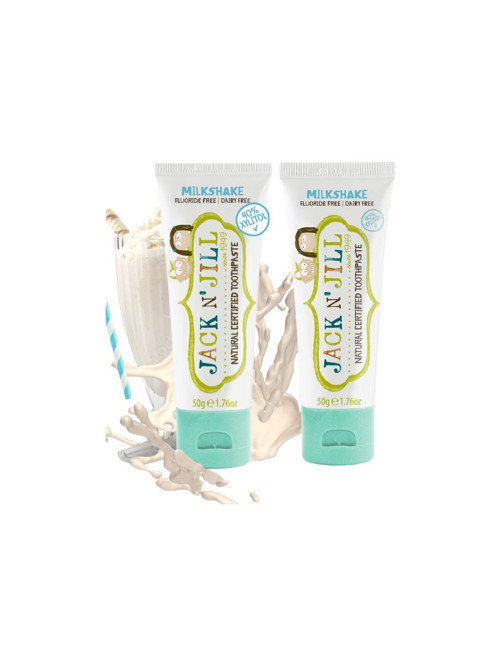 Jack N' Jill Jack N Jill Doğal Sertifikalı Diş Macunu - Milkshake Aromalı 2 Adet (2x50g)