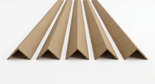 Kraft Karton Palet Koli Köşebent - Koli Kenar Köşe Koruyucu - 1 Metre x 4 Cm x 3 mm - 5 Adet