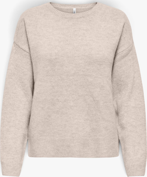 ONLOLIVIA LS O-NECK CC KNT Kadın Beyaz Kazak - 15380548