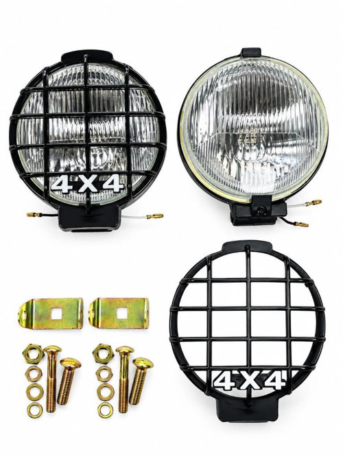Kafesli Sis Lambası 4x4 Off Road Yuvarlak Beyaz 16cm