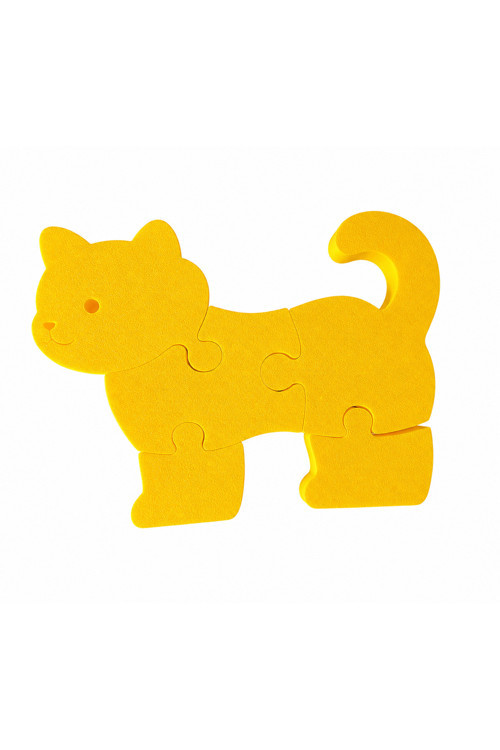 Sevimli Kedi 3D Baskı Puzzle – 5 Parça Eğitici Çocuk Yapbozu (3+ Yaş)