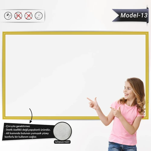 Yapışkanlı Renkli Profesyonel Tahta ( Model -13)