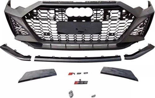 Audi a6 rs6 ön tampon ve panjur seti 2019+