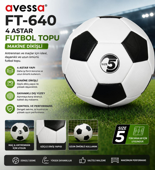 Ft-640 Futbol Topu 4 Astar