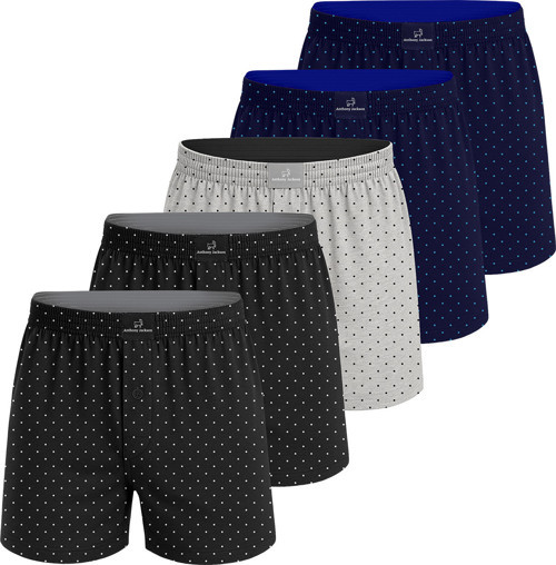 %100 Pamuk 5'Li Kutu Premium Havlu Bel Erkek Boxer Valerio