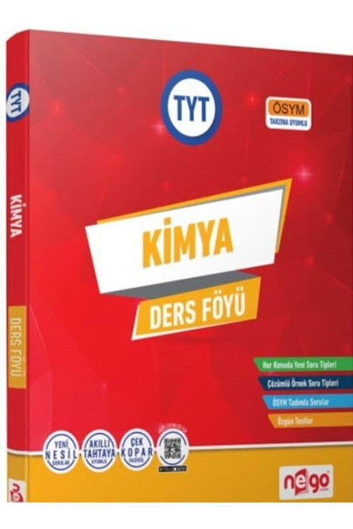 Nego Tyt Kimya Konu Anlatım Föyü