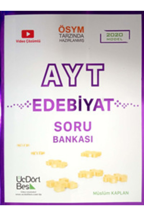 Yks Ayt Edebiyat Soru Bankası 9786056959011