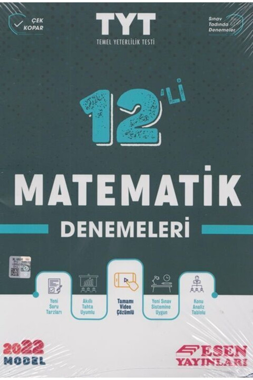 Esen Tyt Matematik 12 Li Denemeleri