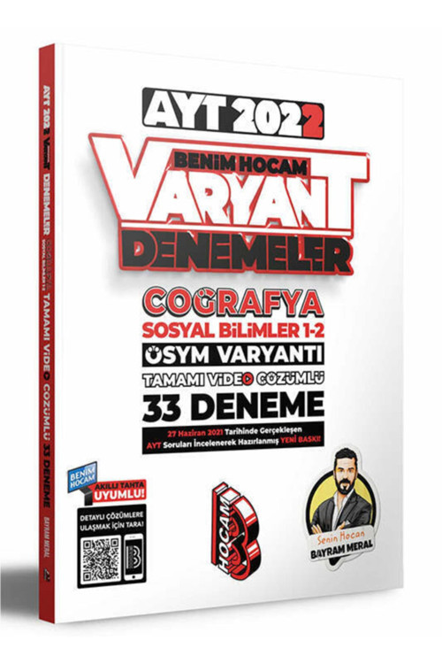 Yks Ayt Varyant Serisi Coğrafya Tamamı Video Çözümlü 33 Deneme Sınavı