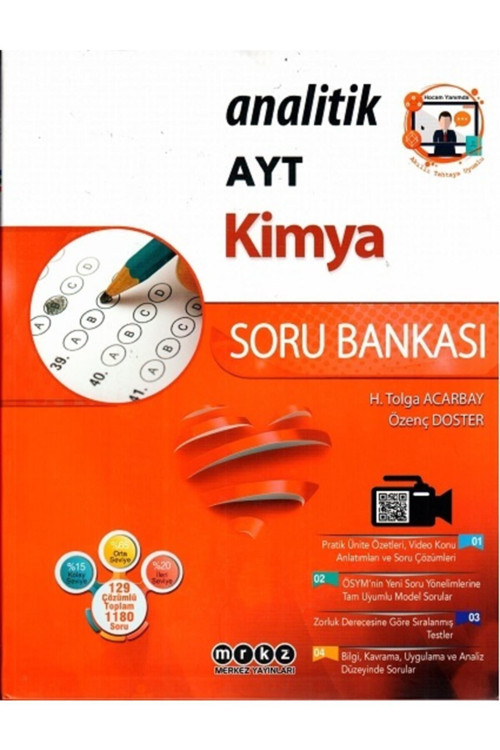 Merkez Yayınları Analitik Ayt Kimya Soru Bankası
