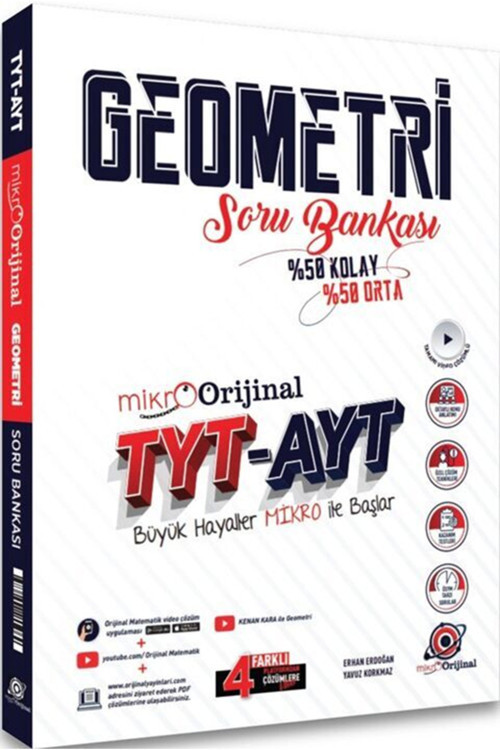 Yayınları Tyt Ayt Geometri Mikro Soru Bankası