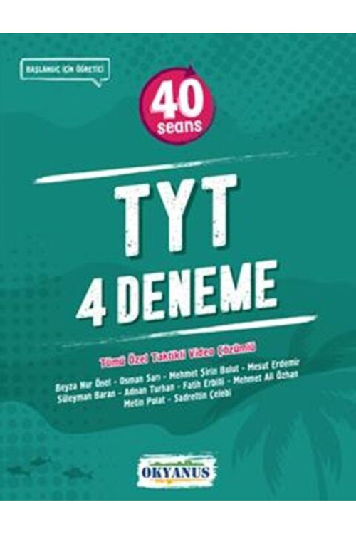 Okyanus 2026 Tyt 40 Seans 4 Lü Deneme