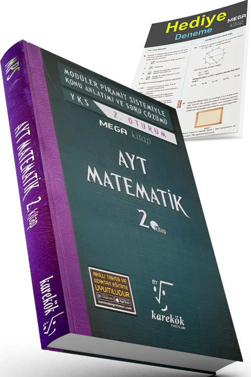 Karekök Ayt Matematik 2 Mps (Modüler Piramit Sistemi) Konu Anlatım 2024 (Deneme Hediyeli)