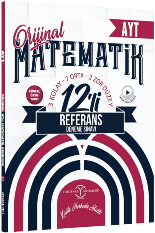Yayınları Ayt Matematik Referans 12 Li Deneme Sınavı 2026 Kitappasajı