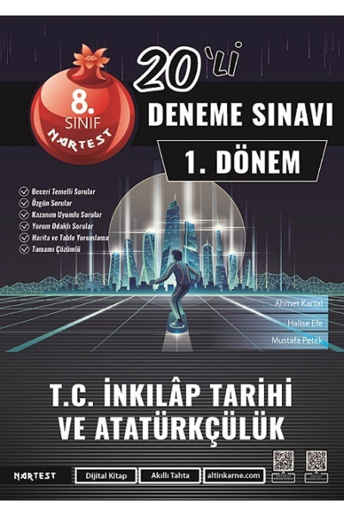 Nartest 8.Sınıf Lgs 1.Dönem Gri Mod Inkılap Tarihi 20 Deneme - Lgs 1.Dönem
