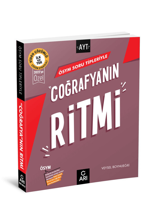 Ayt Coğrafya Soru Bankası Coğrafyanın Ritmi Arı Yayın (Kitapsenin'E Özel Güncel Baskıdır)