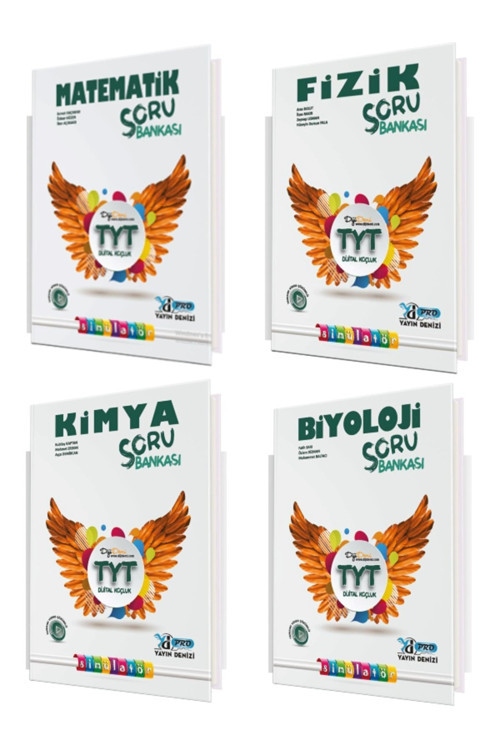 Tyt Matematik Fizik Kimya Biyoloji Soru Bankası Seti 4'Lü