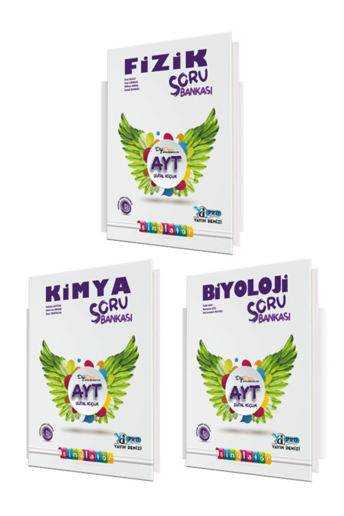 Ayt Fizik Kimya Biyoloji Soru Bankası Seti 3'Lü