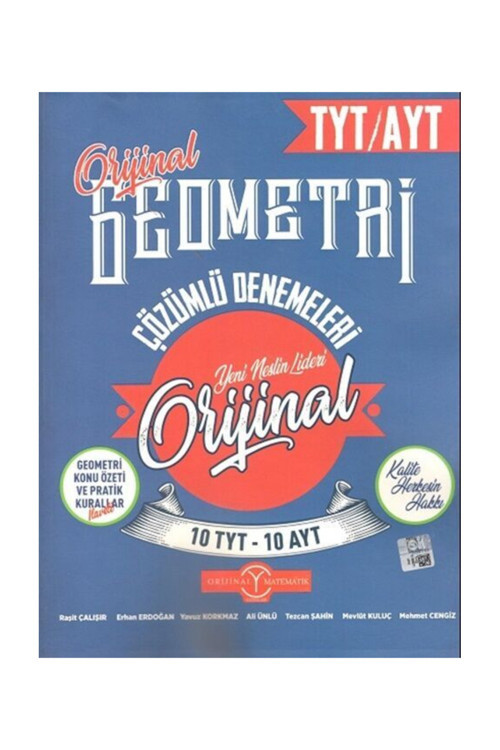 Yayınları Tyt-Ayt Geometri Denemeleri