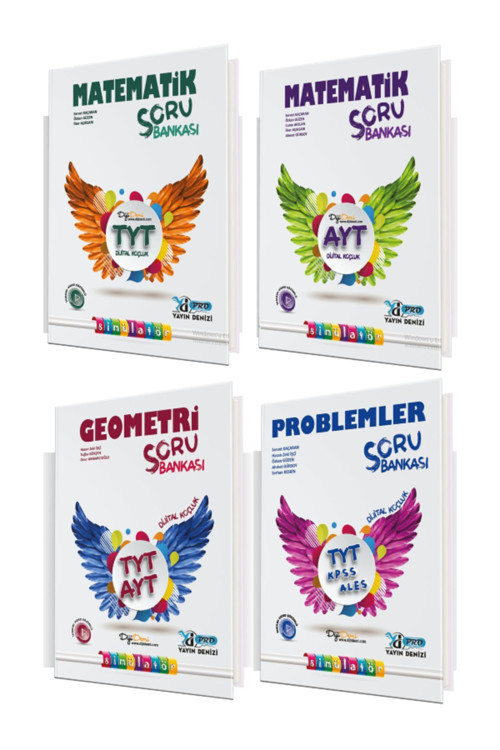 Tyt Ayt Matematik Geometri Ve Problemler Soru Bankası Seti 4'Lü