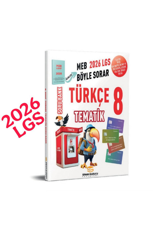 2026 Müfredat 8 Sınıf Lgs Türkçe Tematik Soru Bankası