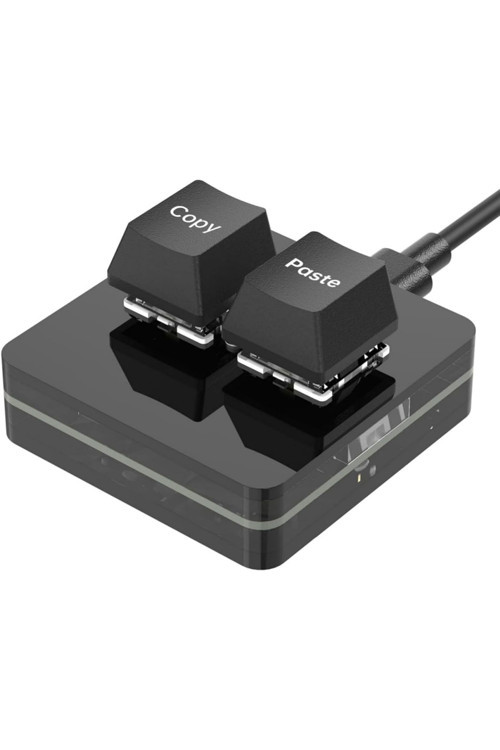 2 Tuşlu Mini Klavye Makro Klavye Mekanik Rgb Pın Klavyesi Programlanabilir Windows Ve Mac Için