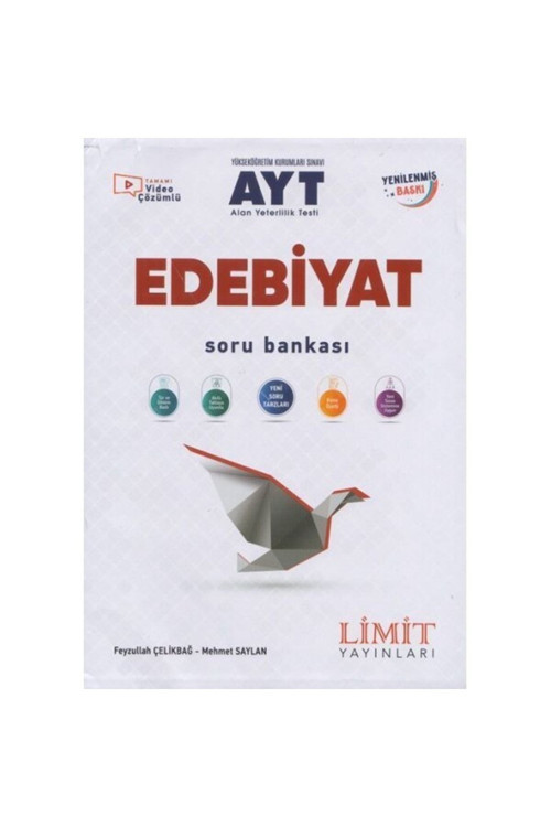 Ayt Edebiyat Soru Bankası 2023 Yenilenen Güncel Baskı Yeni