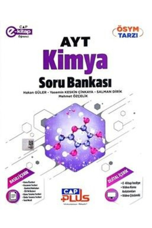 Çap Yayınları Ayt Kimya Plus Soru Bankası