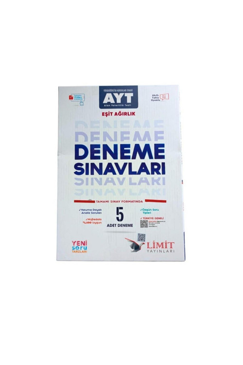 Limit Ayt Eşit Ağırlık 5'Li Deneme Seti
