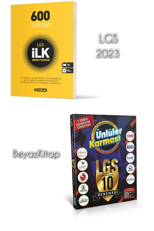 Hız 8.Sınıf 600 Soruda Ilk Tekrar Kitabı Ünlüler Karması 8.Sınıf Lgs 1.Dönem Deneme Seti