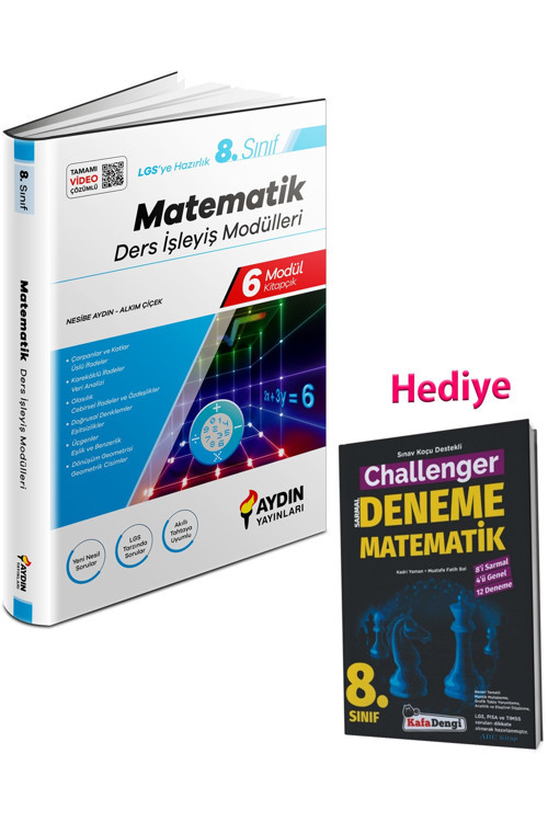8. Sınıf Matematik Ders Işleyiş Modülleri Ve Kafadengi Matematik Deneme (2 Kitap)