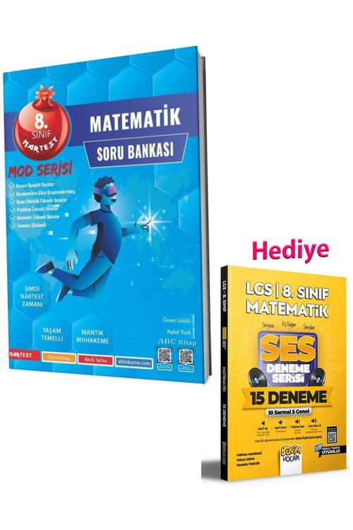 8.Sınıf Mod Matematik Soru Bankası Ve Benim Hocam Matematik Deneme (2 Kitap)