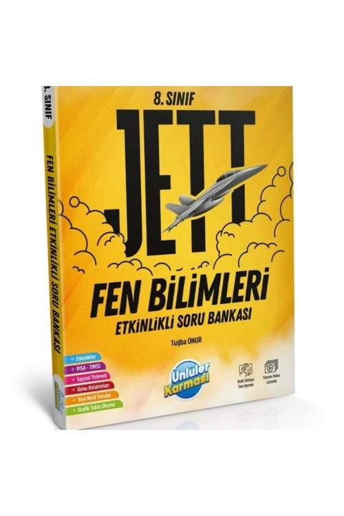 8.Sınıf Jett Fen Bilimleri Etkinlikli Soru Bankası
