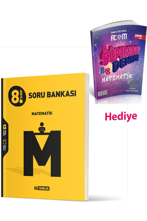8. Sınıf Matematik Soru Bankası Ve Süpernova Matematik Deneme 2023 (2 Kitap)